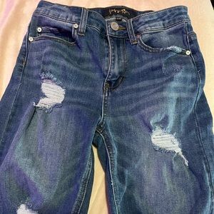 indigo rein Bermuda denim jean shorts